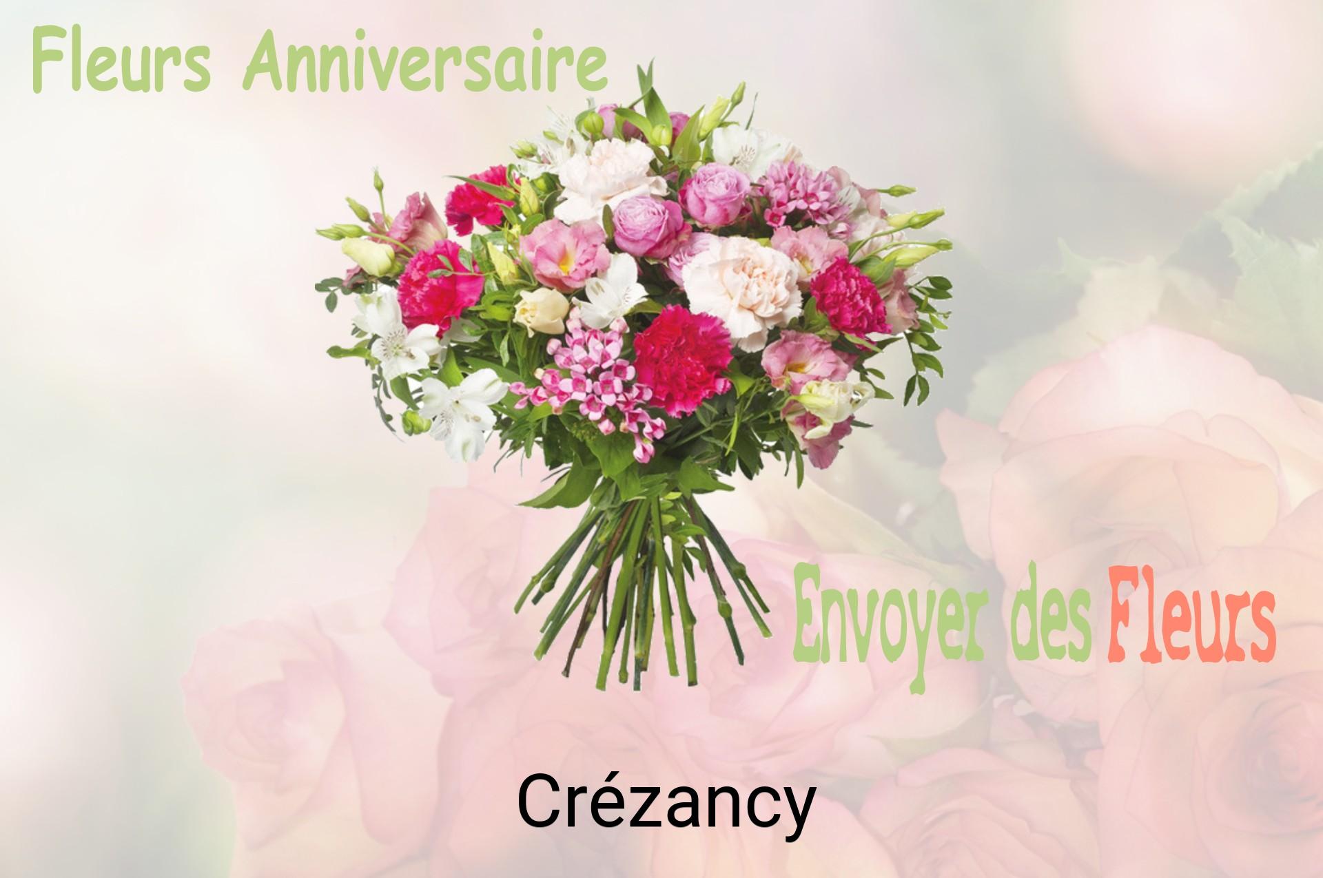 Bouquet de fleurs d’anniversaire livré à Crézancy